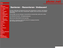 Tablet Screenshot of hausbau.pkmr.net